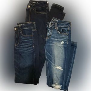 American eagle jeans bundle (size 6)